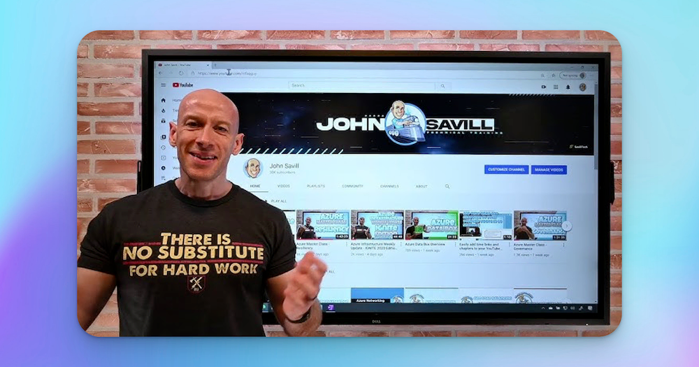 John Savill’s Technical Training.